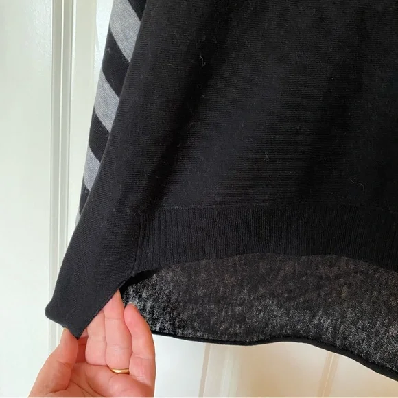 NWT LAmade Women's Stripe Three-Quarter Sleeve Boat Neck Top - Picture 11 of 12